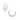 Kendra Scott The Juliette Hoop Earring in Silver - White Crystal