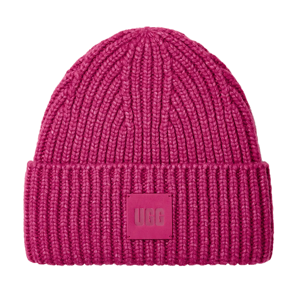 UGG Women's Chunky Rib Beanie | Chroma Pink