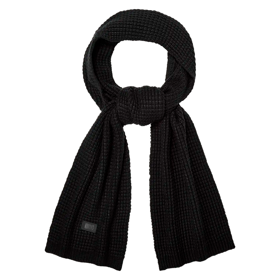 UGG Men's Waffle Scarf | Black
