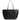 Coach Women's Taxi Tote Bag In Signature Canvas - Black Black