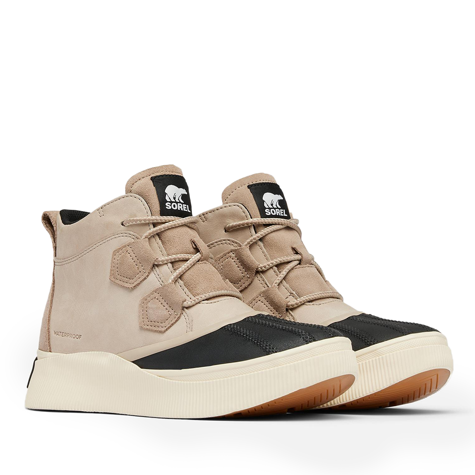 Sorel Women's OUT N ABOUT™ IV Classic Waterproof Boot | Omega Taupe / Black