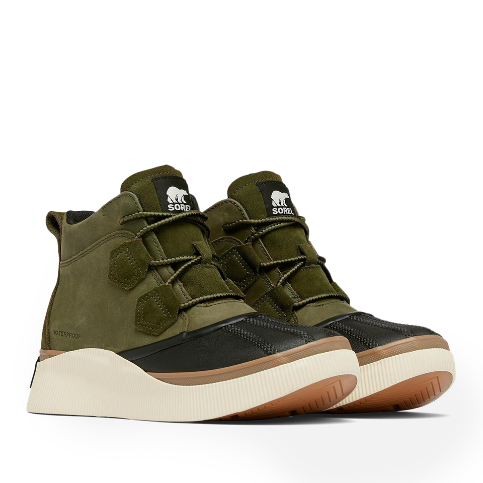 Sorel Women's OUT N ABOUT™ IV Classic Waterproof Boot | Utility Green / Black