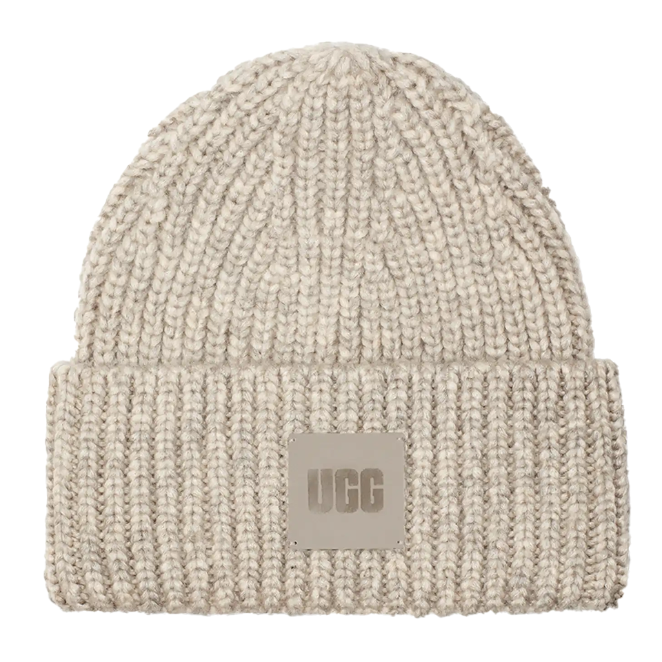 UGG Women's Chunky Rib Beanie | Light Grey