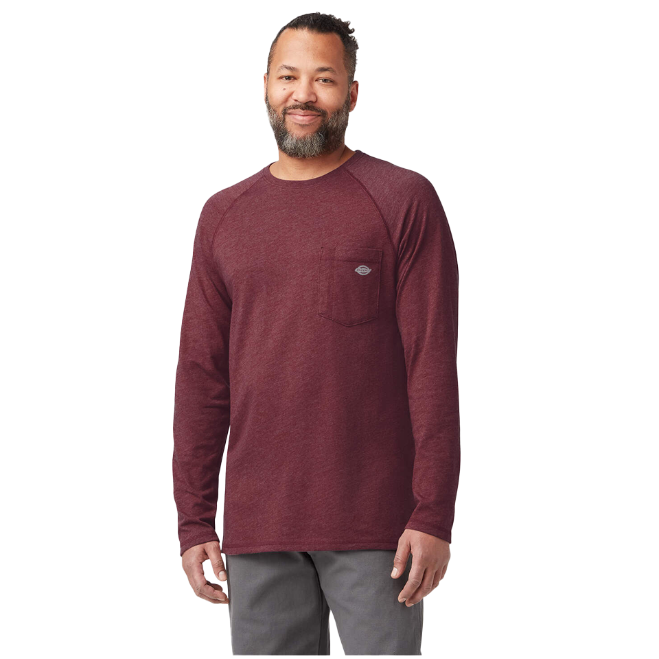 Dickies Men's Cooling Long Sleeve Pocket T-Shirt