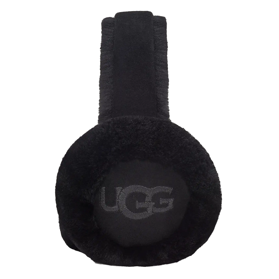 UGG Women's Sheepskin Embroidery Earmuff |Black