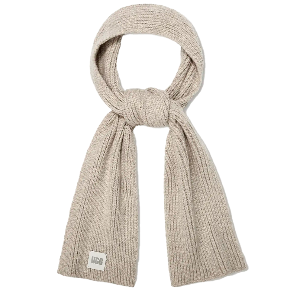 UGG Women's Chunky Rib Scarf | Light Grey