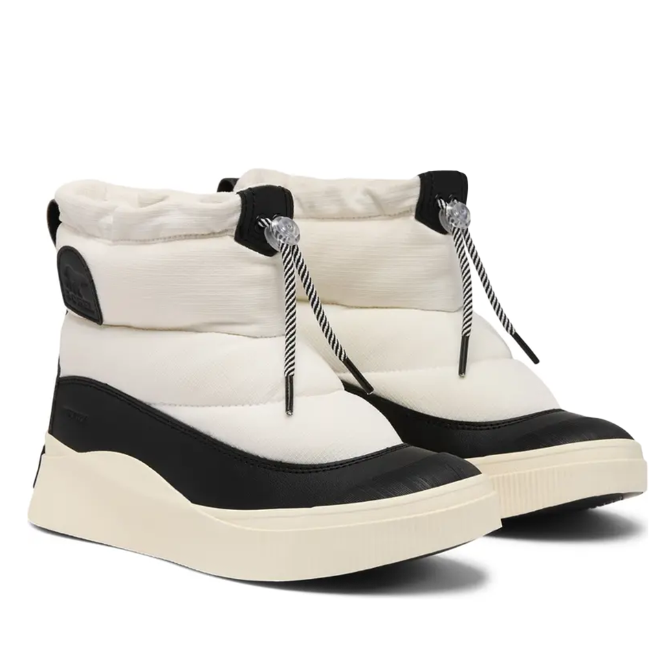 Sorel Women's OUT N ABOUT™ IV Puffy Waterproof Boot | Sea Salt /  Black