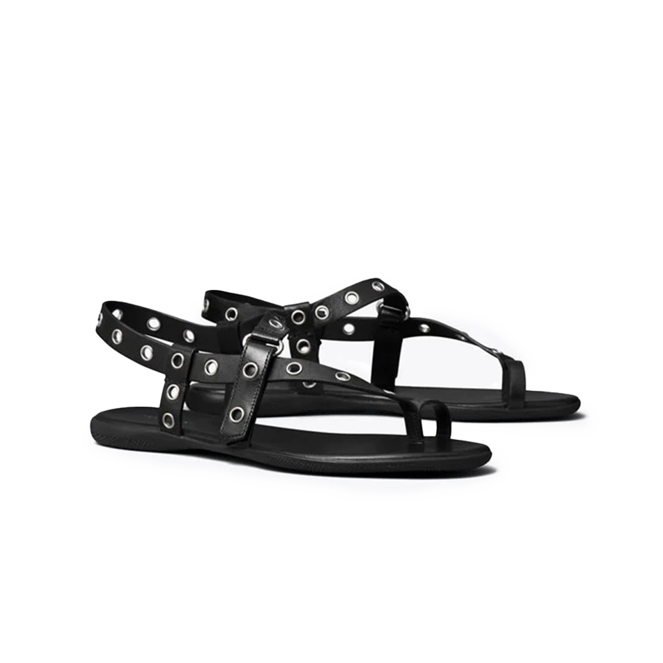Tory Burch Women's Eyelet Toe Ring Sandal