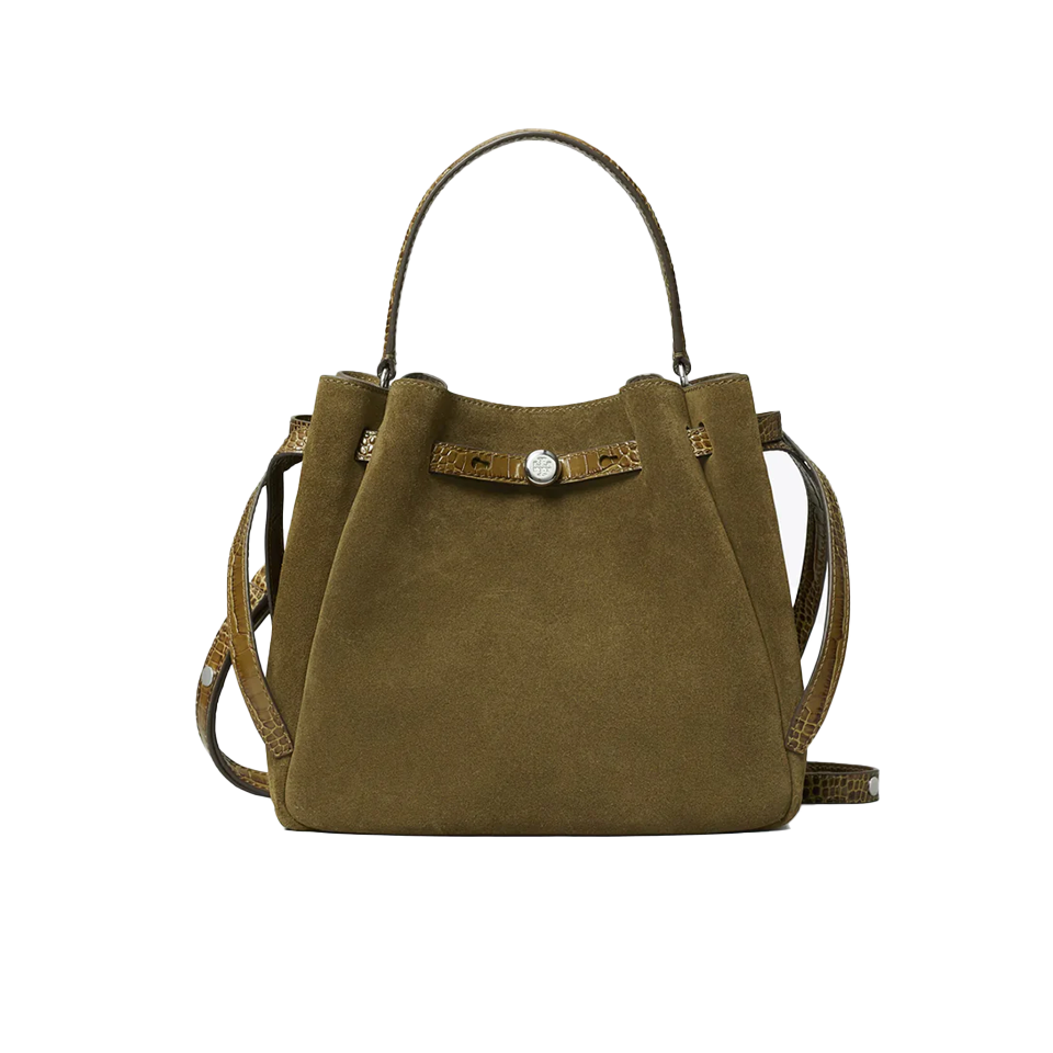 Tory Burch Women's Romy Suede Bucket Bag