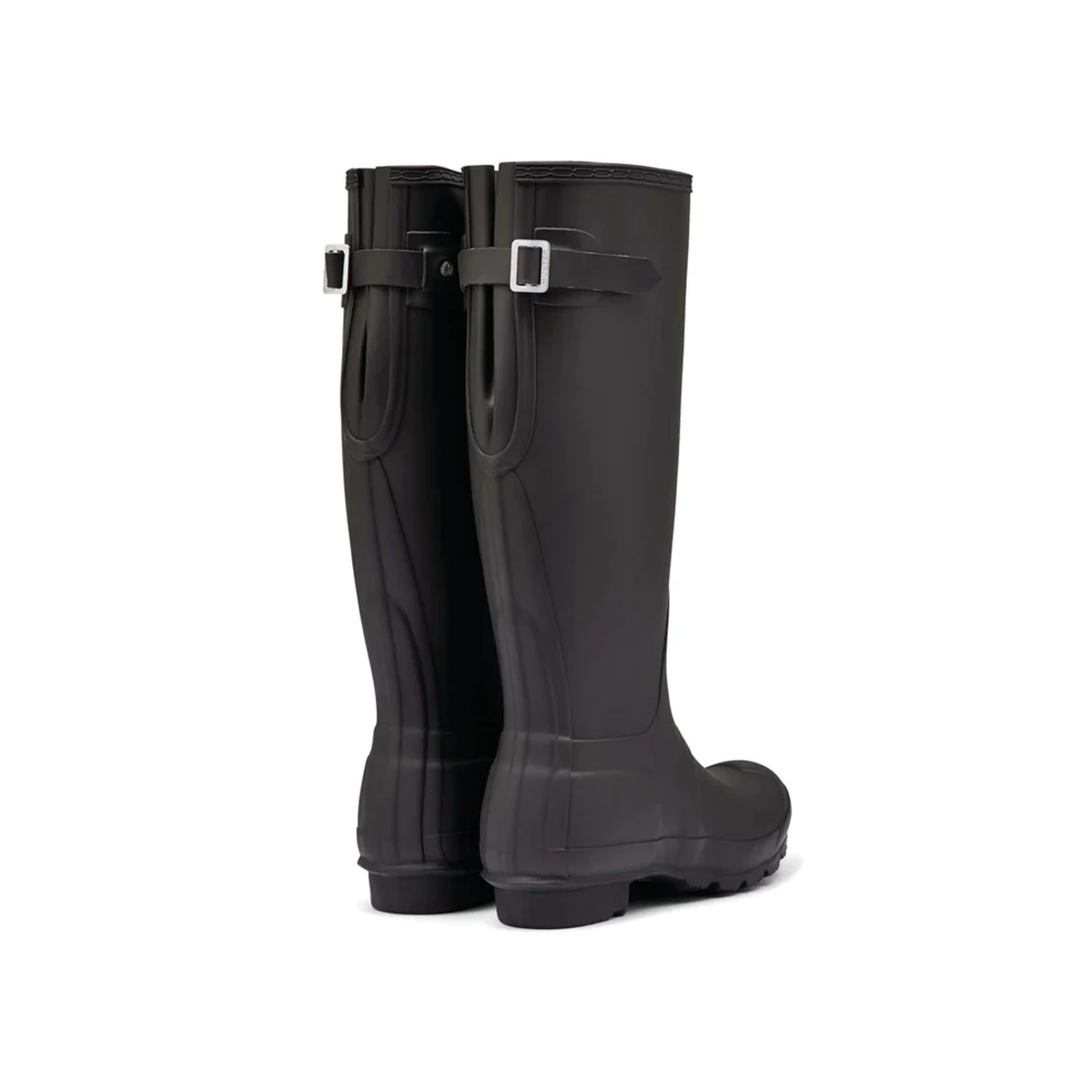 Hunter Women's Original Back Adjustable Tall Rain Boots - Black