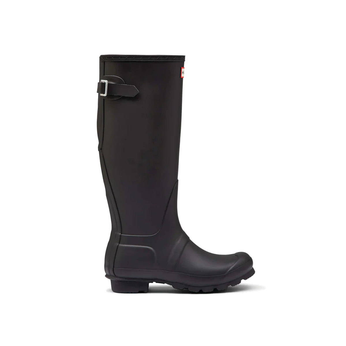 Hunter Women's Original Back Adjustable Tall Rain Boots - Black