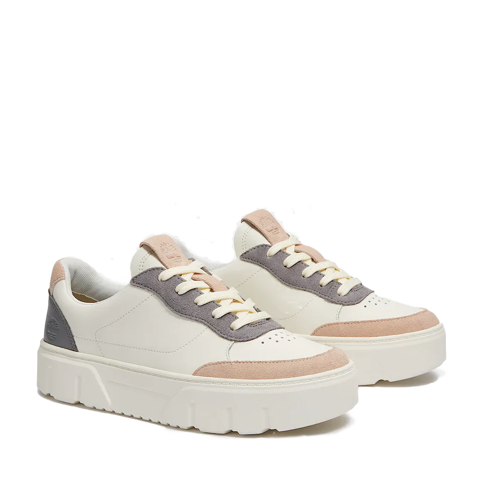 Timberland Women's Laurel Court Suede Accent Lace-Up Sneaker
