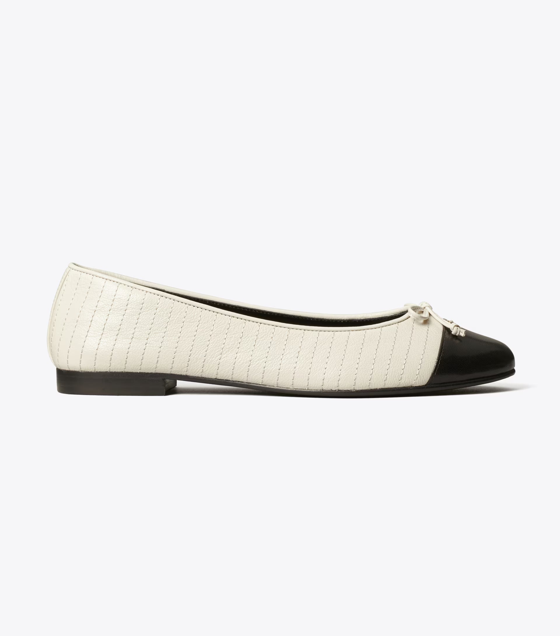 Tory Burch Women's Cap-Toe Quilted Ballet