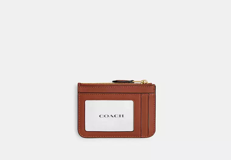 Coach Women's Mini ID Skinny Coated Canvas Signature