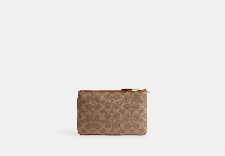 Coach Women's Small Wristlet In Signature Canvas
