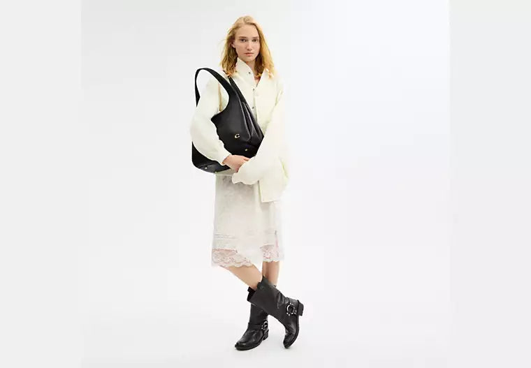 Coach Women's Polished Pebble Leather Lana Shoulder Bag