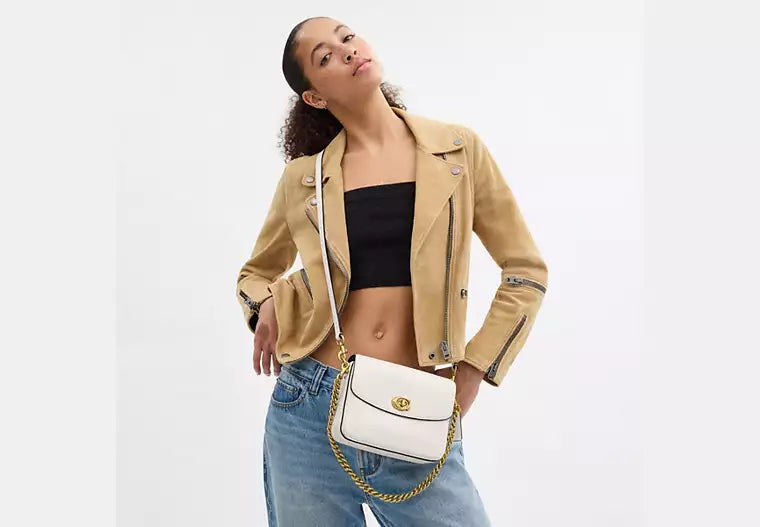 Coach Polished Pebbled Leather Cassie Crossbody 19