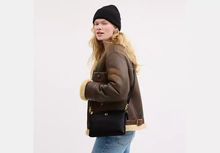 Coach Women's Legacy Zip Top Crossbody Bag
