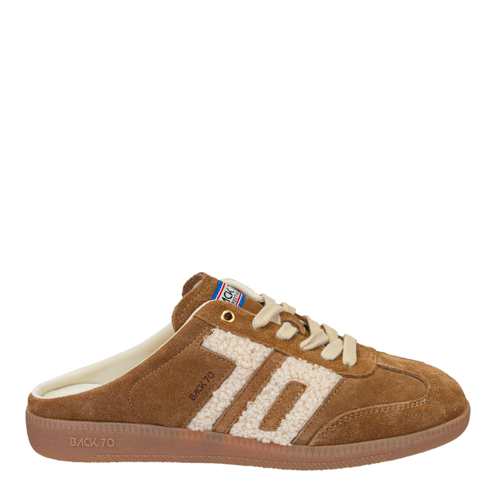 Back70 Women's Easter Backless Sneakers -Tobacco