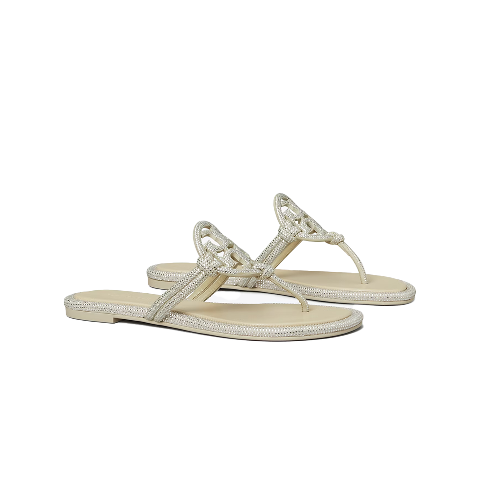 Tory Burch Women's Miller Knotted Pave Sandal
