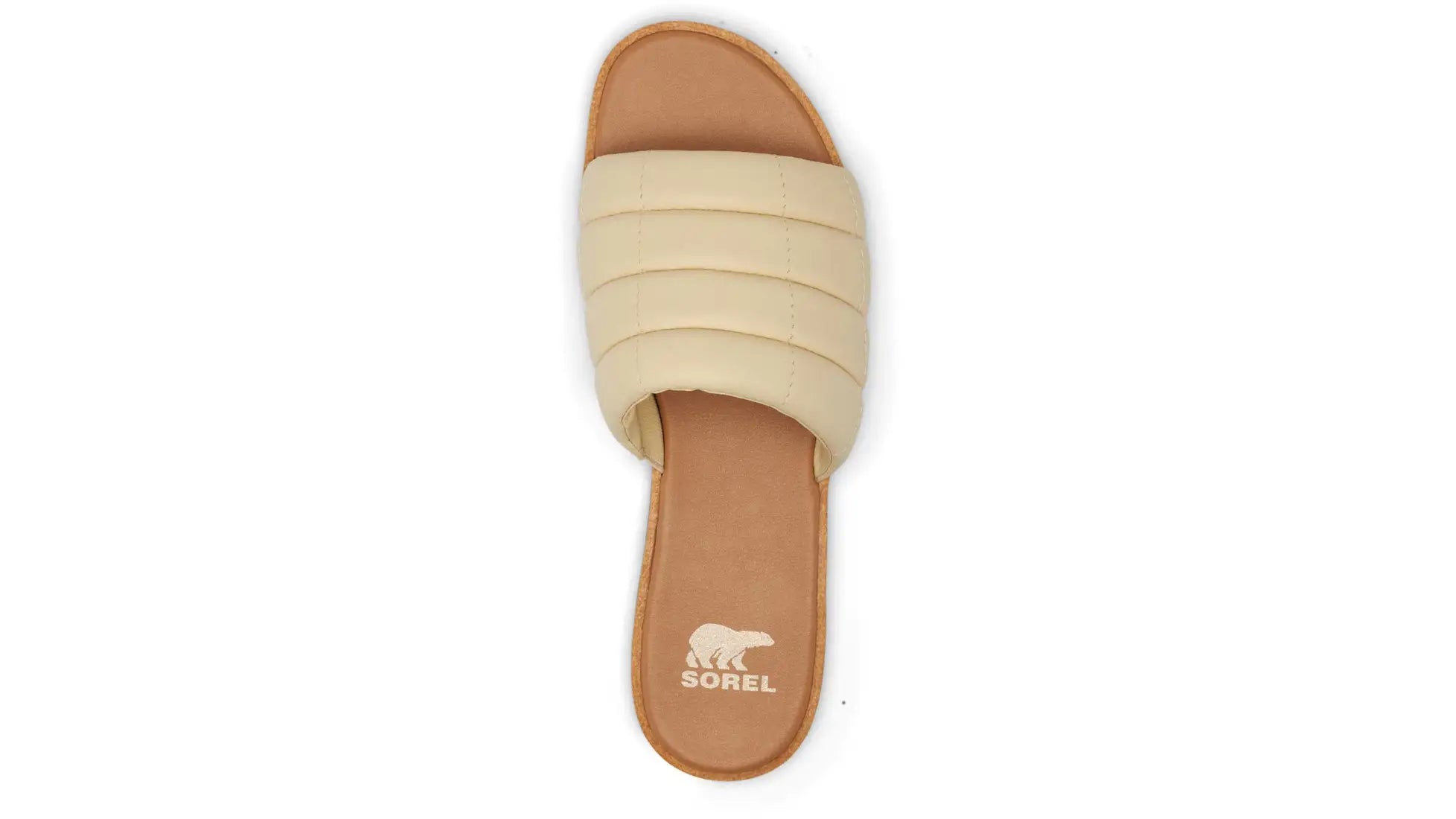 Sorel Women's Ella™ III Slide Flat Sandal | Honey White/Gum