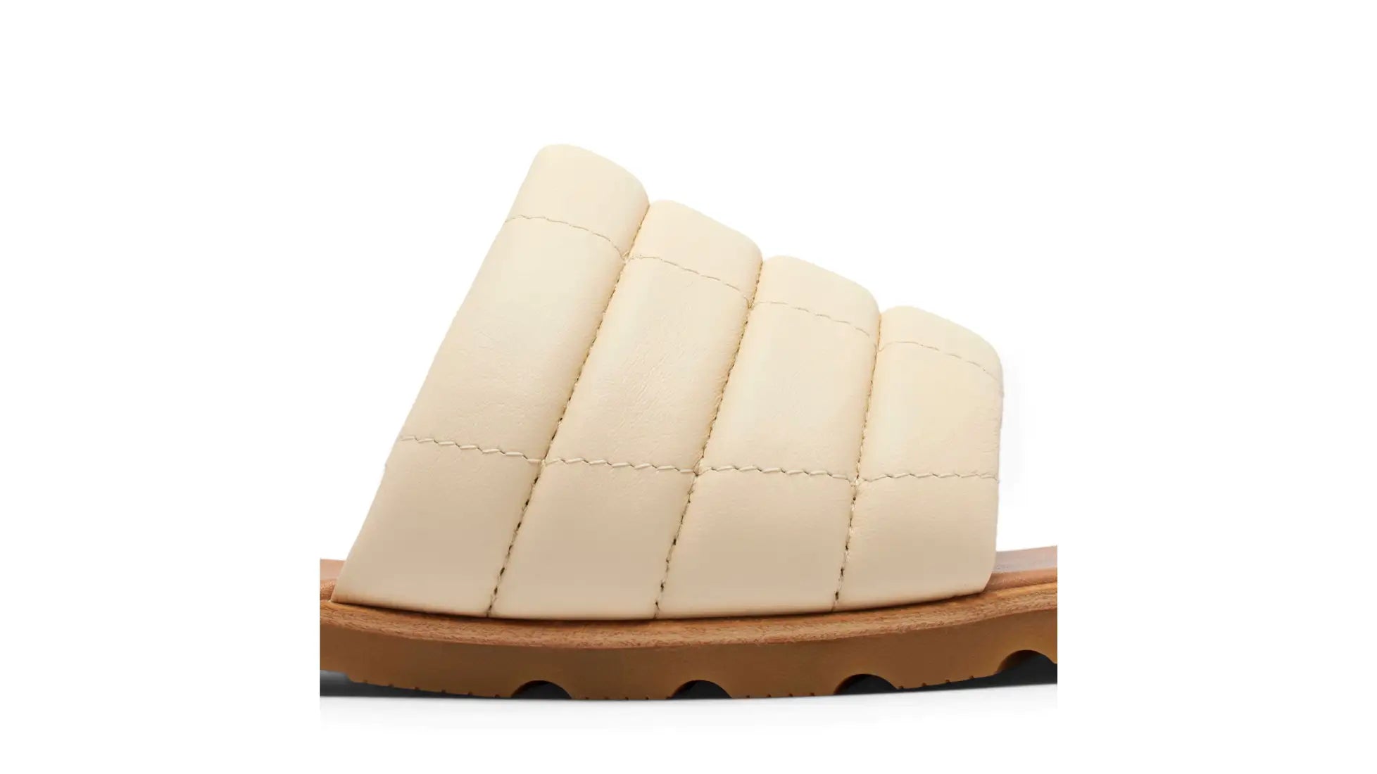 Sorel Women's Ella™ III Slide Flat Sandal | Honey White/Gum